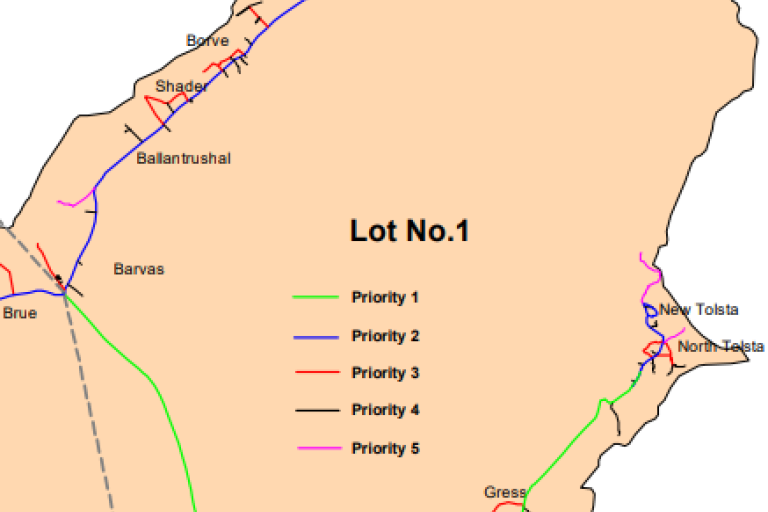 Lot 1 - North Lewis Map