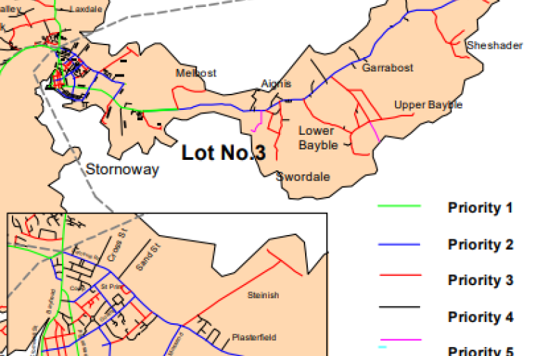 Lot 3 - Stornoway Map