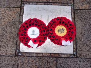 Wreaths at Perceval Square