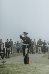 Lord Lieutenant takes salute