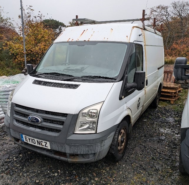 Transit Van Front View